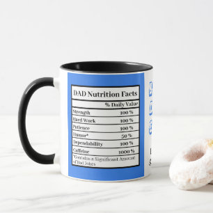 Taza Mejor Papá Nunca Atributos divertidos del Día de