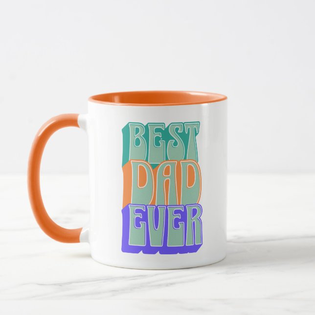 Taza Mejor Papá Nunca | Foto personalizada (Izquierda)