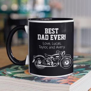 Taza Mejor Papá Nunca Guay Motocicleta Padre Bicicleta