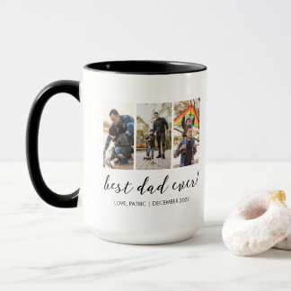 Taza Mejor Papá Nunca Keepsake Multi Photo