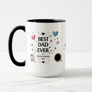 Taza Mejor Papá Nunca - Siempre Agradecido, Papá