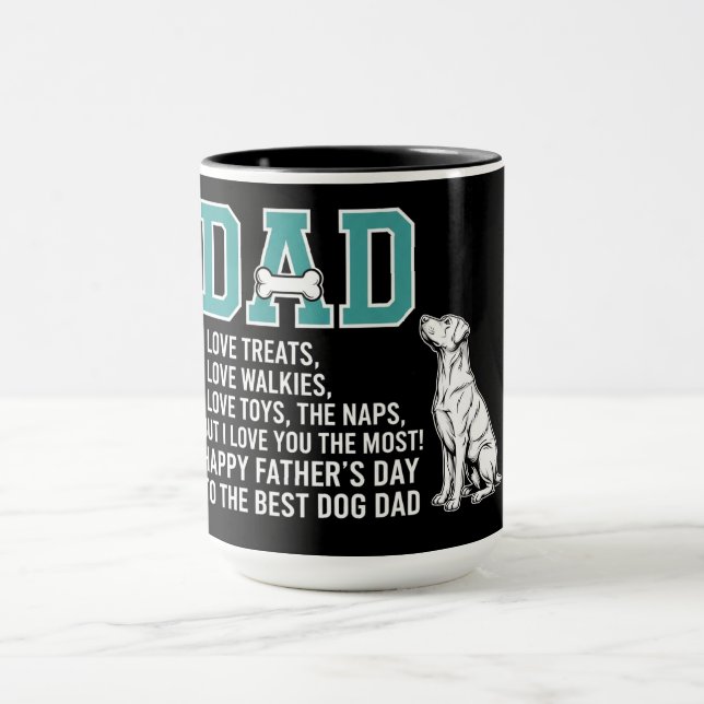 Taza Mejor Papá Perro (Centro)