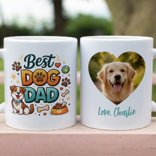 Taza Mejor Papá Perro del Mundo Día del Padre Persona