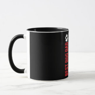 Taza Mejor Papá Perro Jamás Bandera Estadounidense