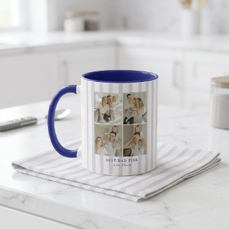 Taza Mejor Papá Personalizado Foto | Personalizado