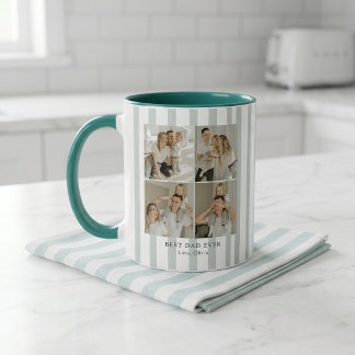 Taza Mejor Papá Personalizado Foto | Personalizado