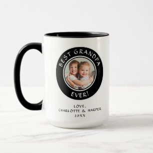 Taza Mejor Personalizado del abuelo, foto moderna de di