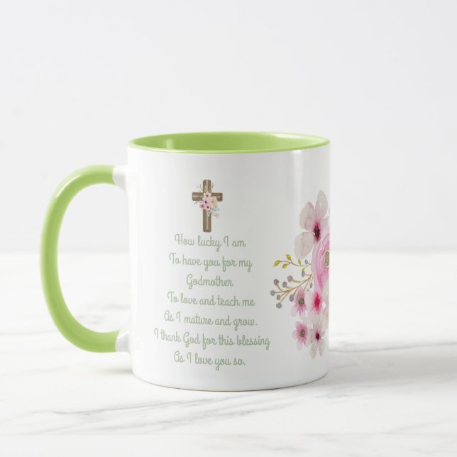 Taza Mejor POEMA DE GODMOTHER MUG del mundo, personaliz (Izquierda)