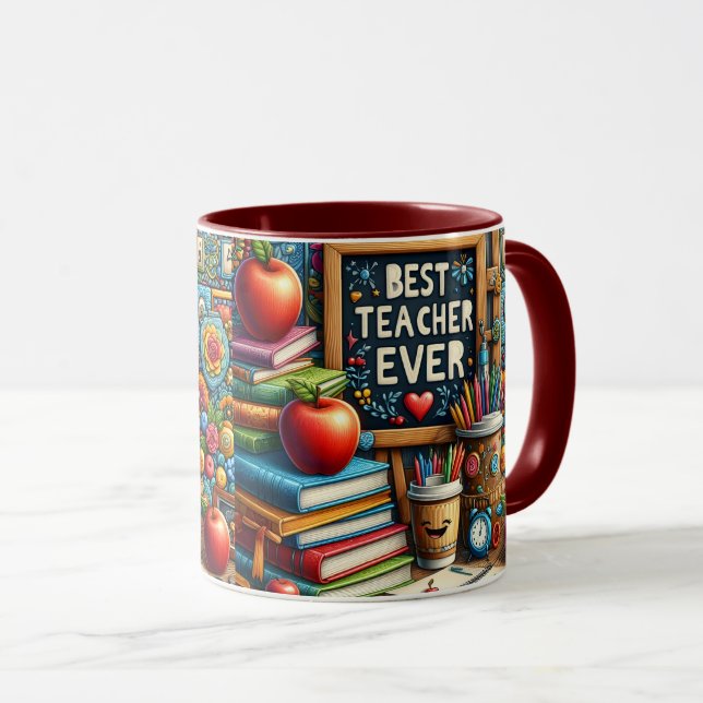 Taza Mejor Profesor de Todos los Tiempos (Anverso derecho)