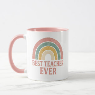 Taza mejor profesor nunca profesor del arco iris