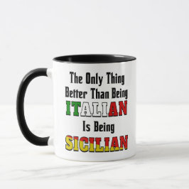 Taza Mejor que ser italiano es ser un cerdo siciliano