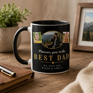 Taza Mejor regalo del Día del Padre para papá de los ni