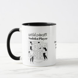 Taza Mejor Sudoku del Mundo Personalizado