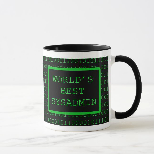 Taza Mejor SysAdmin del mundo (Derecha)