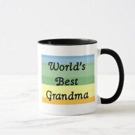Taza mejor tazón de la abuela del mundo