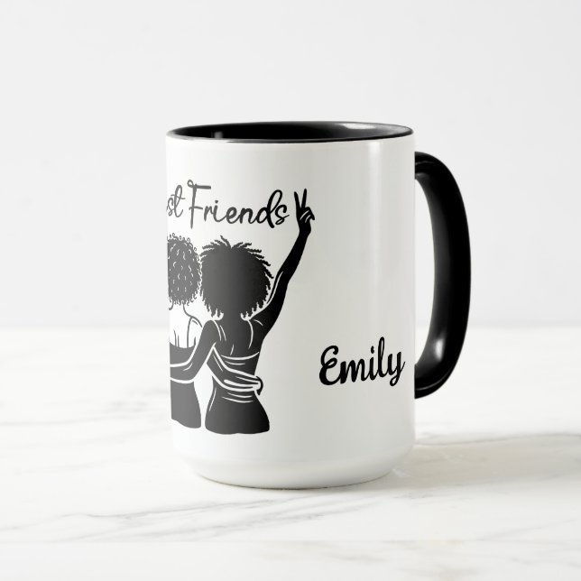 Taza Mejores Amigos Personalizados (Anverso derecho)