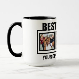 Taza Mejores fotos y texto del personalizado de Amigos