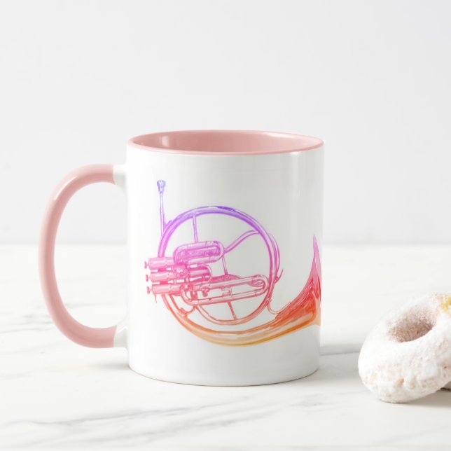 Taza Mellófono / Horno francés / Cuerno Eb (Con donut)