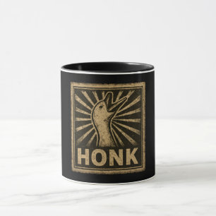 Taza Meme de pollo de pato con honk Goose