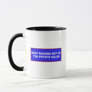 Taza Meme divertido de ensalada de papas