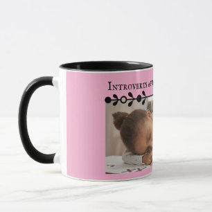 Taza Meme Mug de Pink Introvert