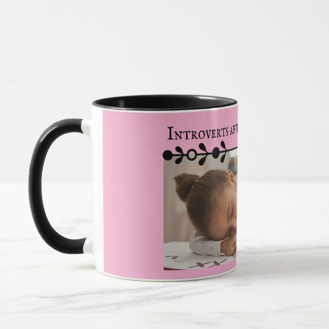 Taza Meme Mug de Pink Introvert (Izquierda)