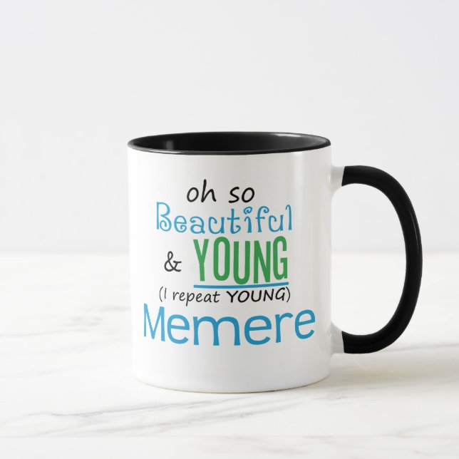 Taza Memere hermoso y joven (Derecha)