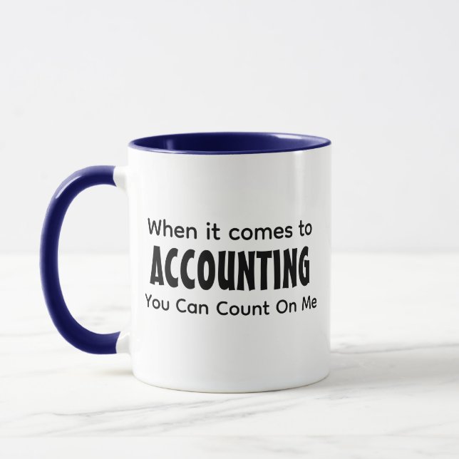 Taza Memes contables divertidos Chiste Pun Funny Mug Ci (Izquierda)