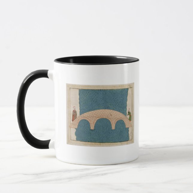 Taza Memorie Turchesche que representa el puente de (Izquierda)