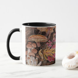 Taza Menagerie of Mushrooms