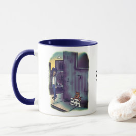 Taza Mendigar gato en combinación