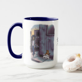 Taza Mendigar gato Mug