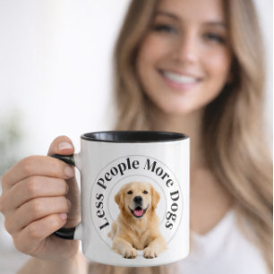 Taza Menos Personas, Más Perros – Amante de Perros Mini