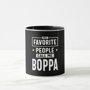 Taza Mens Gift Mi Gente Favorita Me Llama Boppa