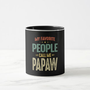 Taza Mens Mi Gente Favorita Me Llama Papaw Gift
