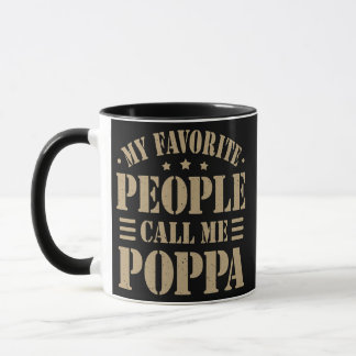 Taza Mens Poppa es de los abuelos para los Poppa