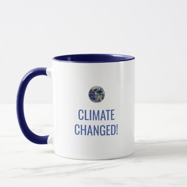 Taza Mensaje de concienciación sobre el cambio climátic (Izquierda)