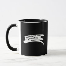 Mensaje de paz de borrado de pintura