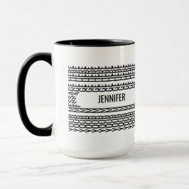 Taza Mensaje oculto personal con nombre Mug