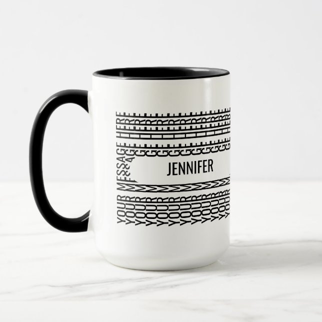 Taza Mensaje oculto personal con nombre Mug (Izquierda)