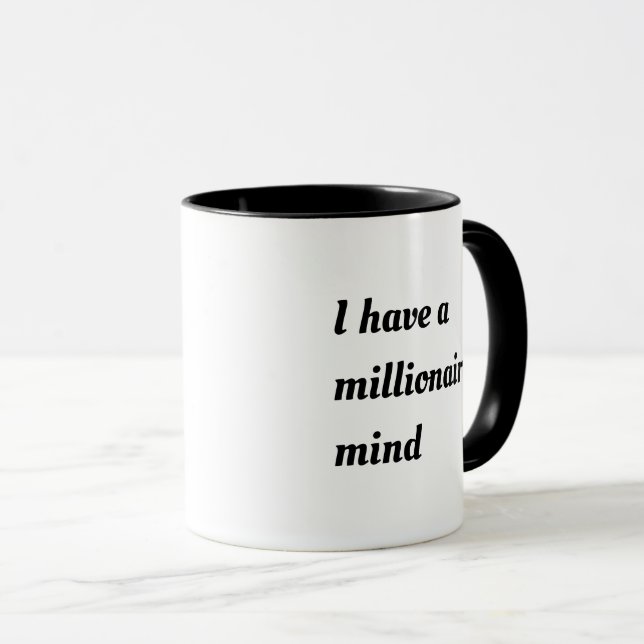 Taza Mente millonaria (Anverso derecho)