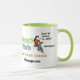 Taza Mentes revolucionarias del café social de los