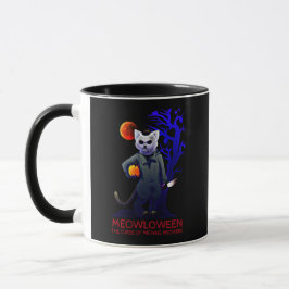TAZA MEOWLOWEEN MICHAEL MEOWERS HALLOWEEN CAT SCARY