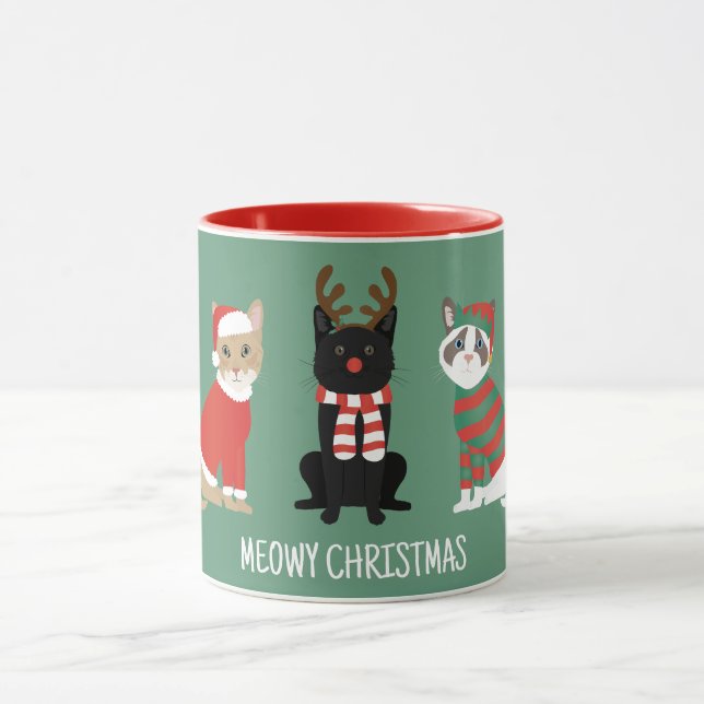 Taza Meowy Navidades Cats (Centro)
