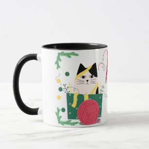 Taza Meowy Navidades Mug - Adorable Personalizado de ga