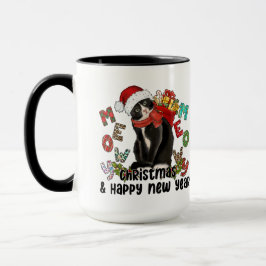 Taza Meowy Navidades Personalized Mug