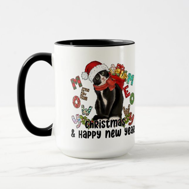 Taza Meowy Navidades Personalized Mug (Izquierda)