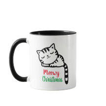 Meowy Navidades Sleeping Kitty