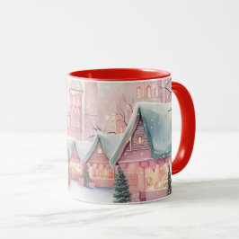 Taza Mercado de Navidades íntimos y rosados - Escena in