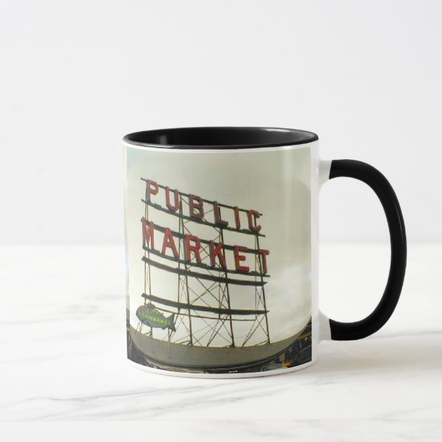 Taza Mercado público en Seattle, WA (Derecha)